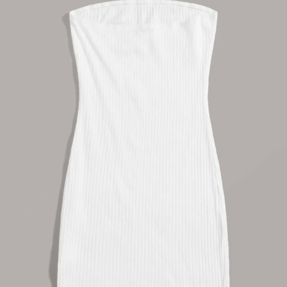 Solid Rib-knit Tube dress. - Picture 2 of 2